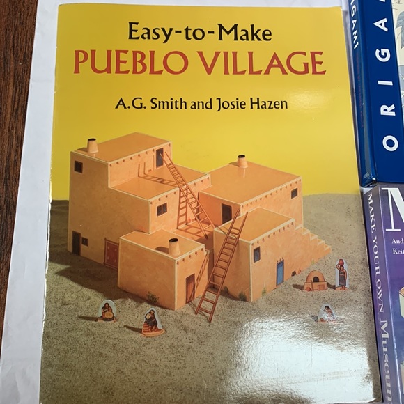 Dover Publications Other - Vintage Pueblo Village Kids activity instructional books with paper models